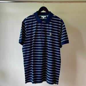 Sold Out Lacoste Classic Striped Polo Shirt in Navy/Green